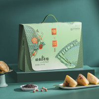 稻香私房稻香村粽子礼盒稻香寻粽1070g糕点粽子肉粽甜粽咸鸭蛋端午福利 [7粽5味+咸鸭蛋+桃酥]