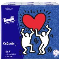 德宝 一博同款 手帕纸 凯斯哈林联名4层7张*12包