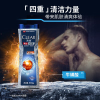 清扬(CLEAR)男士沐浴露 平衡控油 活力运动型200g