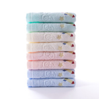 金号毛巾3条 T1030H赤金童巾 随机色发货