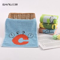 三利丽雅字母绣童巾SY1002T 3条 颜色随机发货