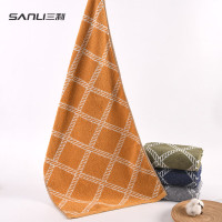 三利丽雅经典菱格毛巾SY1007F 3条 颜色随机发货