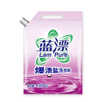 蓝漂 爆渍盐洗衣粉4.028kg 国标 去污强