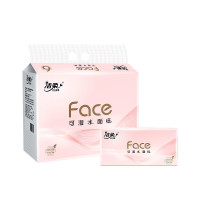 洁柔牌纸面巾(金粉立体压花软抽)90抽3层6包装(TR054501A)