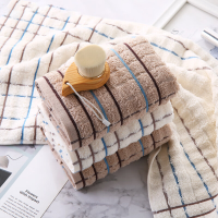 金号纯棉毛巾 素雅提线混色 1条(颜色随机发货)