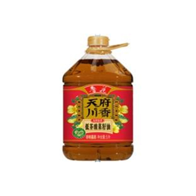 鲁花天府川香 菜籽油5L