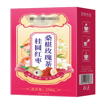 福记坊同仁堂桂圆红枣桑葚玫瑰茶100g