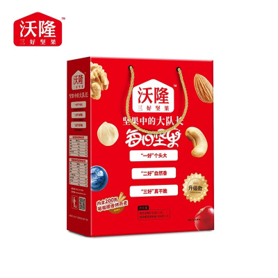 沃隆每日坚果550g(每日坚果25g*14袋、莓莓酸奶烤燕麦100g*2)