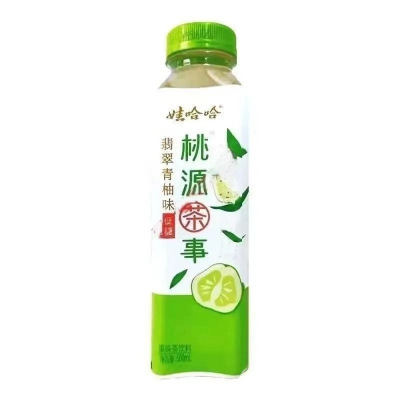 娃哈哈桃源茶事翡翠青柚味低糖茶500ml*16瓶整箱(新老款随机发货)