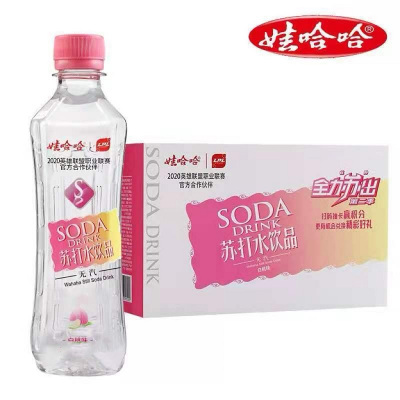 娃哈哈苏打水白桃味500ml*15瓶整箱(新老包装随机发货)