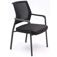 会议椅四脚办公椅透气网布椅子简约靠背职员椅家用电脑椅540*520*950