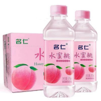 名仁苏打水果味饮料375ml*24瓶整箱(水蜜桃味)