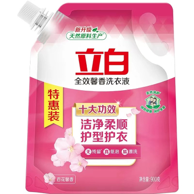 立白 全效馨香护型护衣洗衣液900g/袋