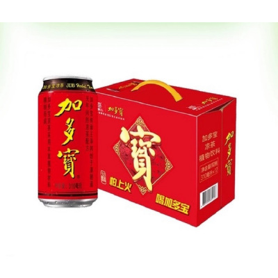 加多宝(JDB) 凉茶植物饮料310ml*12罐整箱装