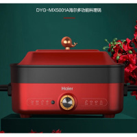 海尔多功能料理机电火锅烧煎烤蒸煮一机多用 5L 标配 DYG-MX5001A多功能料理机
