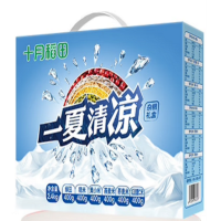 十月稻田 清凉一夏防暑降温礼盒2.4kg/盒 (绿豆、荞麦米、黄小米 、 糙米、燕麦米、红豆薏仁米各400g)
