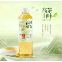 统一 春拂绿茶饮料500ml*15瓶整箱