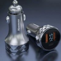 纽曼车载充电器快充一拖三车充点烟器转换插头汽车通用USB转接口 HC50