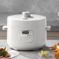 摩飞电器三合一电压力锅4升电高压锅高压电饭锅压力电饭煲多功能电火锅大容量家用3-4个人 MR8700 白色