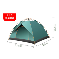 飞图乐(FTLY) 2-3人ZP0701 户外防水野营帐篷休闲帐篷防雨过夜户外液压全自动帐篷210*150*125cm