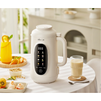 小熊豆浆机智能高温清洗 免过滤家用小型破壁机 1.35L DJJ-M10J6 白色