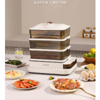 康佳(KONKA)多功能电蒸锅三层容量 外置水箱 15L KDZL-1680-M