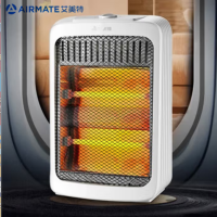 艾美特取暖器优质不锈钢反射罩旋压处理省电又温暖HQ8082