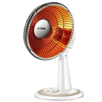 艾美特取暖器800W两档调节左右90度广角摇头HF8217