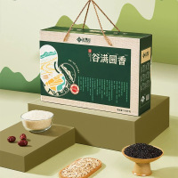 鲜品屋谷满圆香谷满圆香八宝米黑米礼盒2.48kg