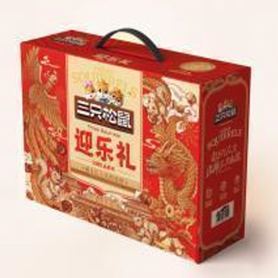 三只松鼠坚果礼迎乐款礼盒1625g(单盒内含12袋)