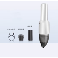 尤利特 YD-595 车载吸尘器无线USB充电汽车用家用小型手持两用强大吸力 小白无线吸尘器
