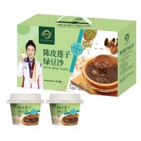 天生好果陈皮莲子绿豆沙1248g软糯美食早餐代餐开盖即食(208g*6碗)