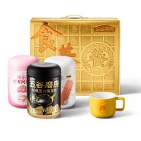 五谷磨房润养三宝礼盒1638g(阿546+黑546+白546g+杯)