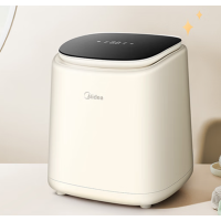 美的(Midea)0.5kg迷你洗衣机 95°C煮洗除菌 MNB5VCAW0E
