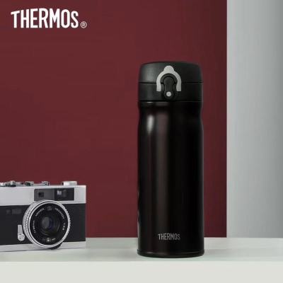 膳魔师(THERMOS)保温杯400ml 304不锈钢保温保冷杯子便携车载水杯TCMB-400(颜色随机)