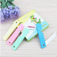 折叠随身学生削铅笔刀 鳄鱼小刀超刀美工刀 20把/盒