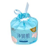 清风卷筒洗脸巾 净润肌亲肤洁面巾 护理绵柔超韧卸妆美容纸巾 BCB80J 一次性洗脸巾80段 1卷