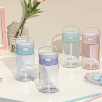 膳魔师(THERMOS)塑料杯运动水杯吸管杯成人学生杯子TCSQ -450ml(颜色随机)