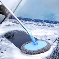 2节伸缩+弯杆洗车拖把