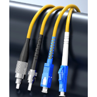 SK-LINK光纤跳线单模单芯尾纤 LC-SC 长1米/根