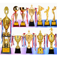 金属奖杯定制定做体育运动篮足排球比赛(金奖,大号)