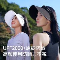 伯希和(Pelliot)遮阳帽防晒夏季大帽檐防紫外线户外遮脸空顶帽子透气16423406(颜色随机)