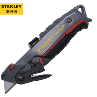史丹利(STANLEY)重型割刀 安全自锁 可收缩裁纸刀壁纸刀划割 两用安全割刀10-242-23