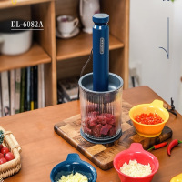 东菱(Donlim)绞肉机家用电动料理机 婴儿辅食小型料理棒切菜绞肉机捣蒜器多功能百味佐料机 DL-6082A 静谧蓝