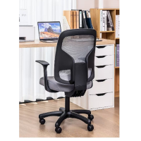 得力办公室职员椅转椅电脑椅可升降久坐舒适4900S(颜色双色采购请备注)