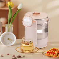 艾美特 360°全景可视电热水瓶童锁设计 2.5L CS2513 樱花粉