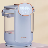 艾美特 360°全景可视电热水瓶童锁设计 2.5L CS2513 探戈蓝