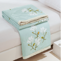 雅鹿磨毛印花夏凉被YLB2413((200*230cm /1250g)颜色随机