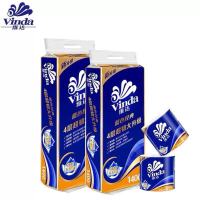 维达卷纸蓝色经典款卫生卷简纸4层*10卷*2提