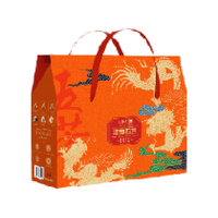 五芳斋丰享五芳粽子礼盒1760g(猪肉粽*2蛋黄猪肉粽*2豆沙粽*2蜜枣粽*2栗子猪肉粽*2咸鸭蛋60g*6)